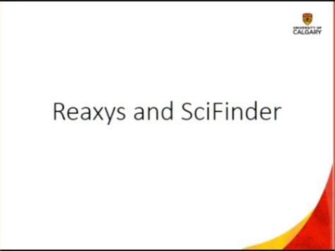 It is also the leading database for bioactivity data. . Reaxys vs scifinder